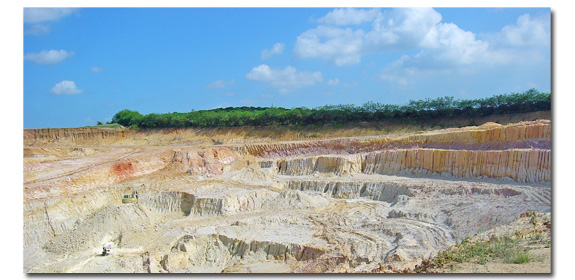 廣西合浦縣-高嶺土探明儲量達1.8億噸，