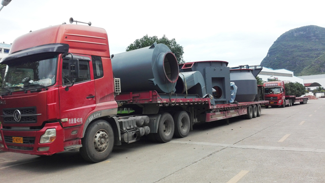 桂林鴻程立磨完成HLM1700又一條生產線，并交付客戶
　　